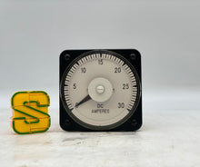 Load image into Gallery viewer, Yokogawa 103121CAZZ DC Ammeter Panel Meter, 0-30A (Used)