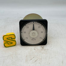 Load image into Gallery viewer, Yokogawa 103119FBZZ P2208 DC Voltmeter Panel Meter, 75-0-75VDC (Used)
