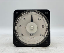 Load image into Gallery viewer, Yokogawa 103119FBZZ P2208 DC Voltmeter Panel Meter, 75-0-75VDC (Used)