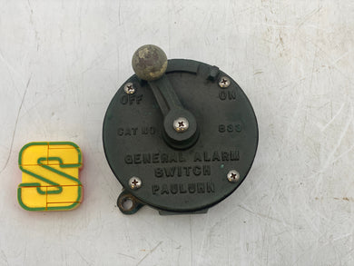 Cooper Crouse-Hinds Pauluhn 833 General Alarm Snap Switch (Used)