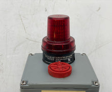 Load image into Gallery viewer, Ingram SB1224ADR SunBurst LED Amber w/ PW12DR Piezo Buzzer In Enclosure (Used)