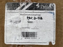 Load image into Gallery viewer, Patriot Industries 2-112 Rigid Aluminum Coupling 1.5" *Box of (24)* (Open Box)