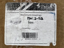 Load image into Gallery viewer, Patriot Industries 2-112 Rigid Aluminum Coupling 1.5" *Box of (25)* (New)