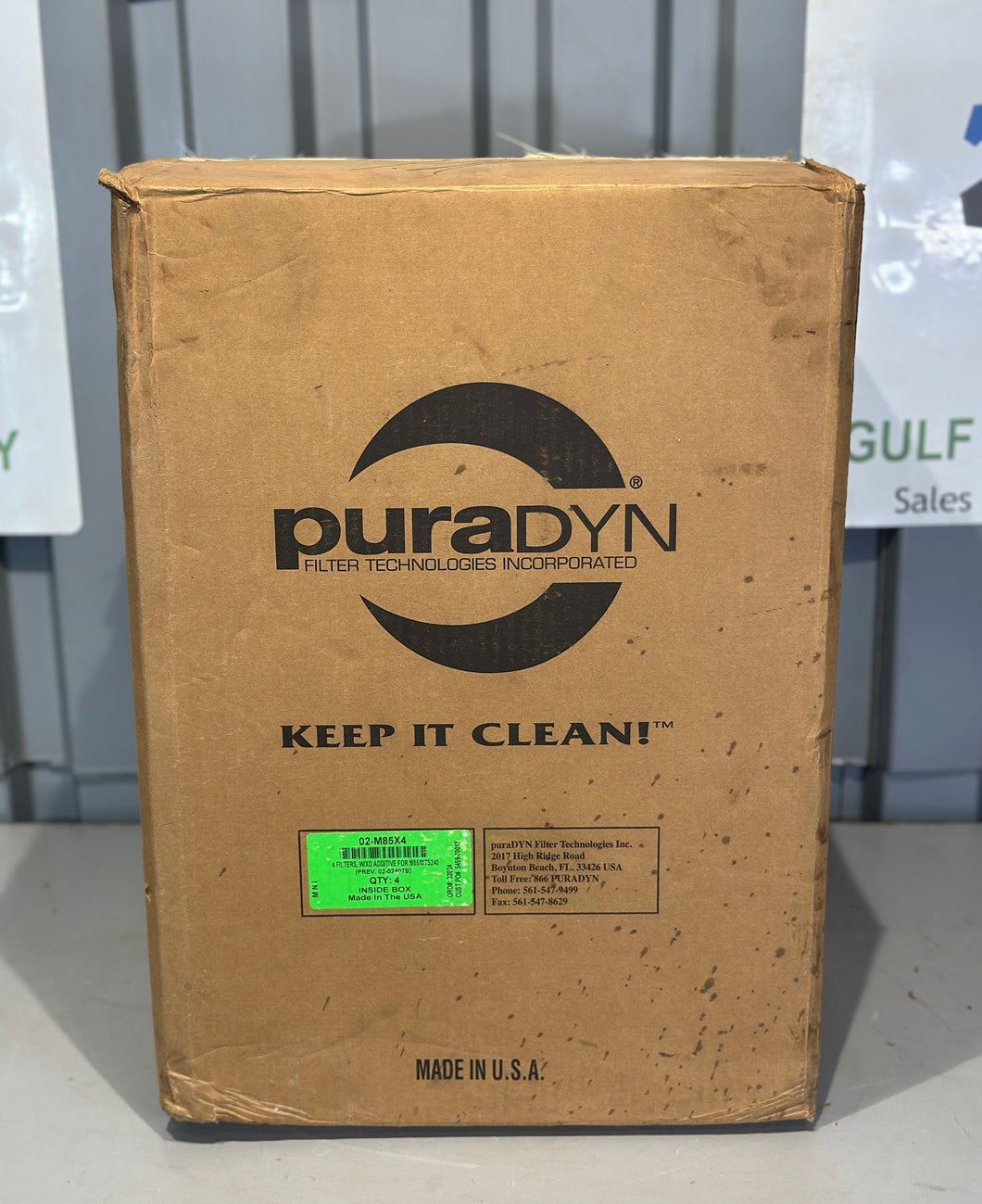 Puradyn 02-M85X4 Filter w/ XD Additive For M85/MTS240 *Box of (4)* (New)