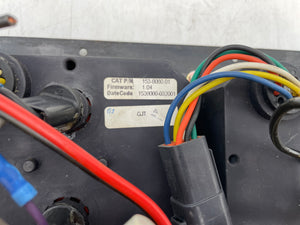 Caterpillar Engine Control Panel w/ Cole Hersee 74601-01 Dimmer Switch (Used)