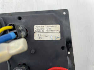 Caterpillar Engine Control Panel w/ Cole Hersee 74601-01 Dimmer Switch (Used)