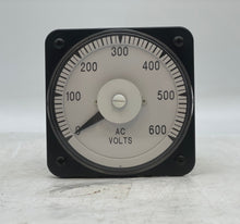 Load image into Gallery viewer, Yokogawa 103021PZZZ P1161 AC Voltmeter Panel Meter, 0-600VAC (Used)