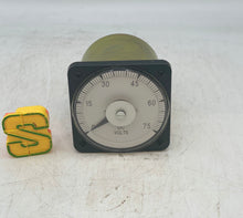 Load image into Gallery viewer, Yokogawa 103111FAZZ P2136 DC Voltmeter Panel Meter, 0-75VDC (Used)