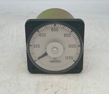 Load image into Gallery viewer, Yokogawa 103131LSSV AB40 AC Ammeter Panel Meter, 0-1200A AC (Used)
