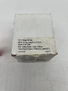 Burndy 518300 YA6CL3BOX Compression Terminal, 6 AWG CU *Box of (50)* (Open Box)