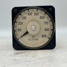 Load image into Gallery viewer, Yokogawa 103281900KVAR 103281 AC Kilovars Panel Meter, 0-900 Kilovars (Used)