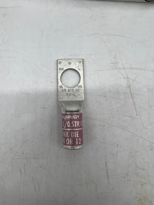 Burndy 518243 YA25L6BOX Compression Terminal, 1/0 AWG, *Box of (20)* (Open Box)