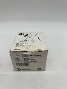 Burndy 518243 YA25L6BOX Compression Terminal, 1/0 AWG, *Box of (20)* (Open Box)