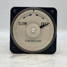 Load image into Gallery viewer, Yokogawa 106452AAAA7 AB40 Synchroscope Panel Meter, Slow/Fast (Used)