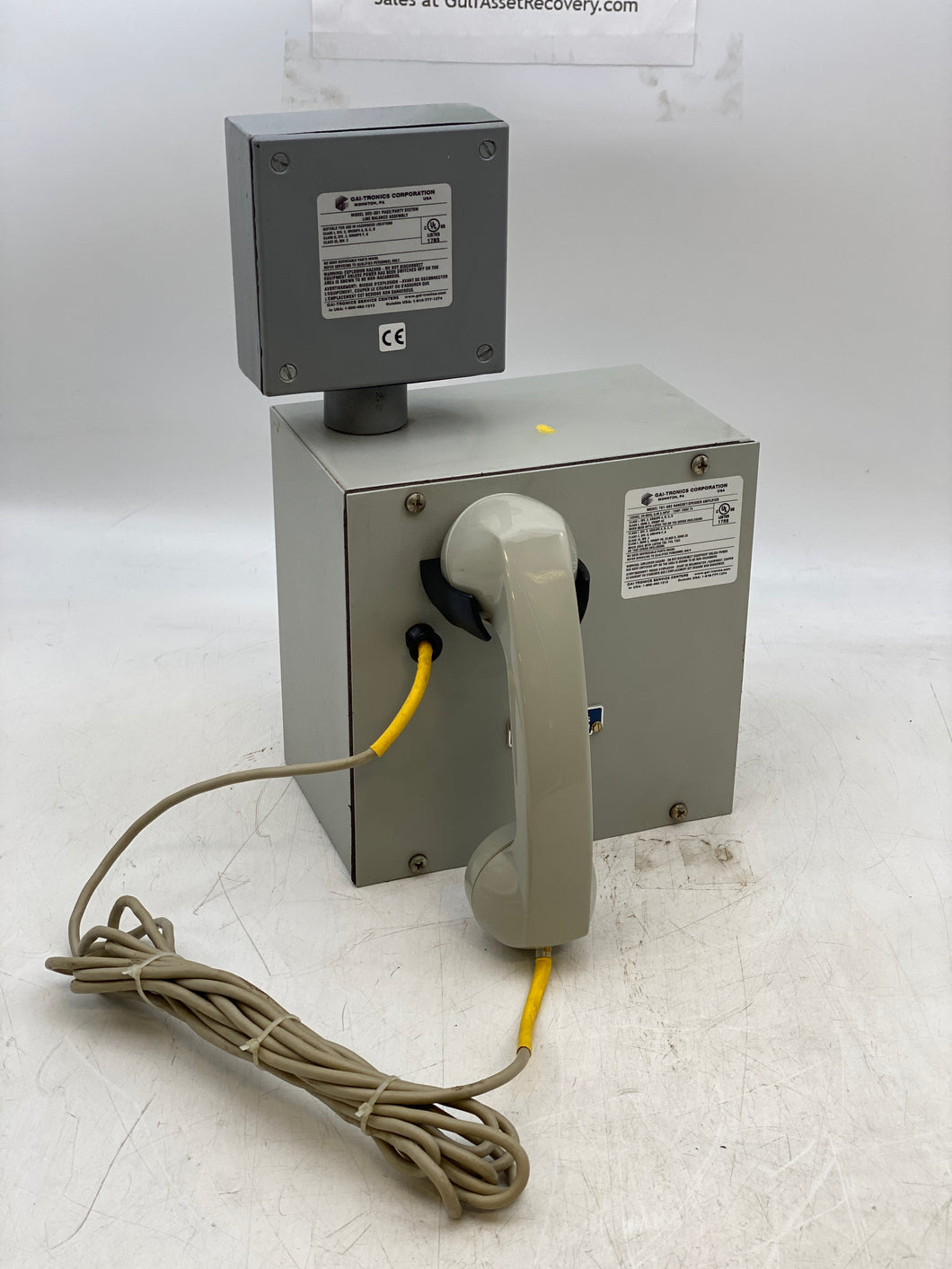 GAI-Tronics 701-302 Handset/Speaker Telecom Amplifier w/ 305-001 Line Balance (Used)