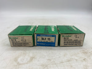 Littelfuse BLF-25, BLF-20, BLF-15, 10/Box *Lot of (5) Boxes* (Open Box)
