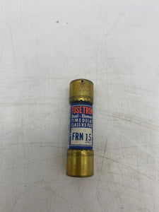Bussmann FRN-15 Fusetron Dual Element Time Delay Fuse, 250V, *Lot of (27)* (No Box)