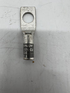 Burndy 518250 YA4CL4BOX Compression Terminal, 4 AWG, *Box of (50)* (Open Box)