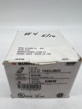Load image into Gallery viewer, Burndy 518245 YA4CL3BOX Compression Terminal, 4 AWG CU, *Box of (50)* (New)