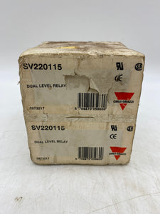 Carlo Gavazzi SV220115 Dual Level Relay, *Lot of (4)* (Used)