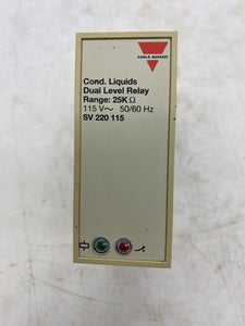 Carlo Gavazzi SV220115 Dual Level Relay, *Lot of (4)* (Used)