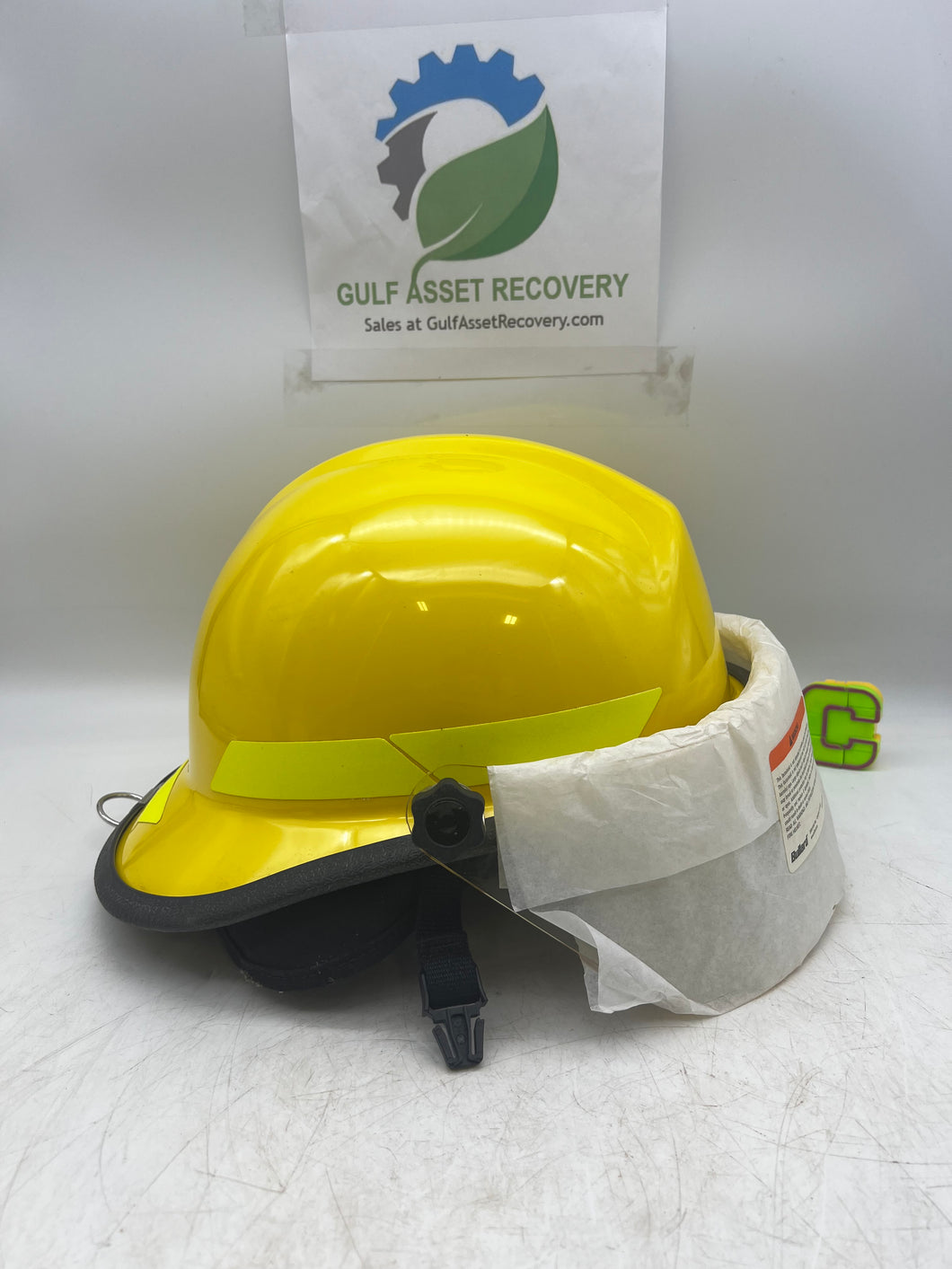 Bullard PSXYL R721 Fire Helmet, High Heat Thermoplastic, Lime-Yellow (Open Box)