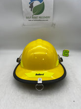 Load image into Gallery viewer, Bullard PSXYL R721 Fire Helmet, High Heat Thermoplastic, Lime-Yellow (Open Box)