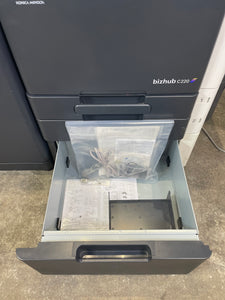 Konica Minolta Bizhub C220 Color Laser MFP w/ FS-527 Floor Finisher (Used)