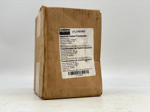 Dayton 31EH03 Control Transformer 250 VA Rating, 240x480VAC/120VAC (New)