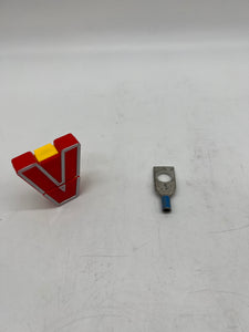 Burndy 50230P YA6CL6 Compression Terminal, 6 AWG CU, *Lot of (50)* (No Box)