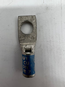 Burndy 518300 YA6CL3BOX Compression Terminal, 6 AWG CU *Lot of (35)* (No Box)