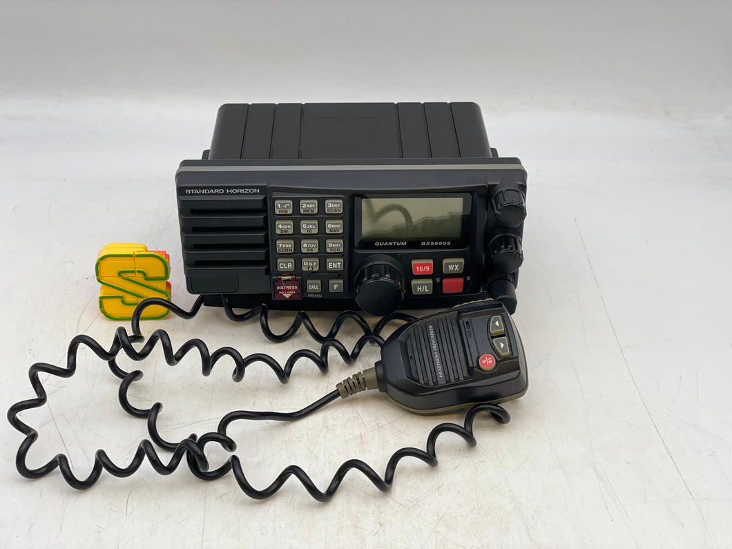 Standard Horizon GX5500S Quantum Series VHF Radio w/ Mic, Mount Brkt (Used)