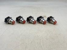 Load image into Gallery viewer, Cutler-Hammer 10250T26211 Non-Illum. Red PB Switch *Lot of (5)* (Used)