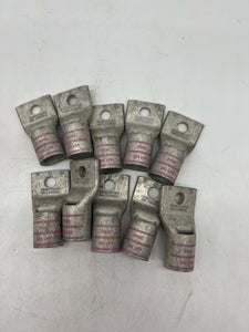 Burndy 510516 YA38LTC12FX Compression Terminal, 500kcmil CU, *Lot of (5)* (No Box)