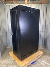Load image into Gallery viewer, Black Box RM2430A Select Server Cabinet 19”, 38U w/ Tempered Glass Door (Used)