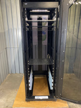 Load image into Gallery viewer, Black Box RM2430A Select Server Cabinet 19”, 38U w/ Tempered Glass Door (Used)