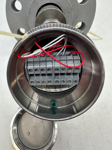 Pushna PII-1016-15 PSE Thermocouple w/ 10" Tapered Shank, 8" Backing Flange (New)