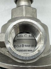 Load image into Gallery viewer, Pushna PII-1016-15 PSE Thermocouple w/ 10&quot; Tapered Shank, 8&quot; Backing Flange (New)