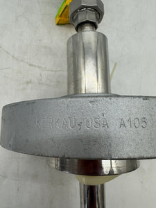 Pushna PII-1016-15 PSE Thermocouple w/ 10" Tapered Shank, 7" Backing Flange (New)