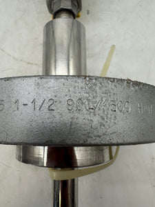 Pushna PII-1016-15 PSE Thermocouple w/ 10" Tapered Shank, 7" Backing Flange (New)