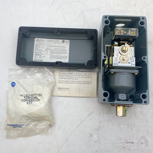 Allen Bradley 836-C2J Pressure Switch 10 PSI Type 4 & 13 Al Enclosure (No Box)