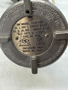 Pushna PII-1016-15 PSE Thermocouple w/ 13" Tapered Shank, 7" Backing Flange (New)