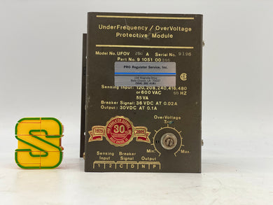 Basler Electric 9105100106 UFOV-250A Under Freq./Overvoltage Protector (No Box)