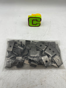 Channel Track SS50YC2 Yoke Clamp, 1/2" Tube, 316SS *Bag of (100)* (New)