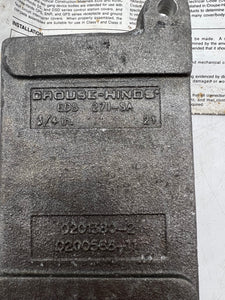 Eaton Crouse-Hinds EDS271-SA Single Gang Device Body, 3/4” (Open Box)