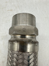 Load image into Gallery viewer, Hose Master CA316HP-0200-018 2"MNPTx18"L Flexible Metal Hose Asy, 316SS (No Box)