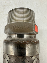 Load image into Gallery viewer, Hose Master CA316HP-0200-018 2"MNPTx18"L Flexible Metal Hose Asy, 316SS (No Box)