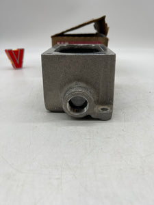 Eaton Crouse-Hinds EDS271-SA Single Gang Device Body, 3/4” (Open Box)