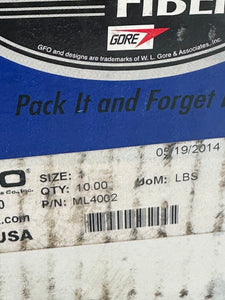 Sepco ML4002, 1" 100% GFO Graphite/PTFE Packing, 10 LBS (Open Box)