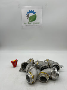 Eaton Crouse-Hinds LT15090G-SA 90-Deg Liquidtight Connect w/ Ground Lug, 1-1/2" *Lot of (5)* (No Box)